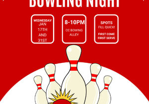 Elmira College Bowling Night