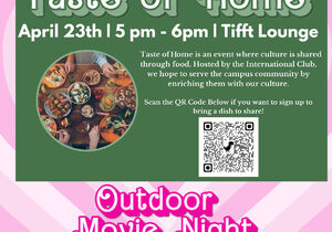 Taste of Home and Outdoor Movie Night