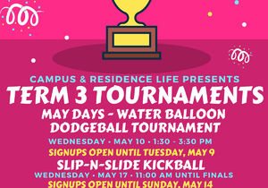 Campus Life and Residence Life Term III Tournaments: Cornhole Tournament