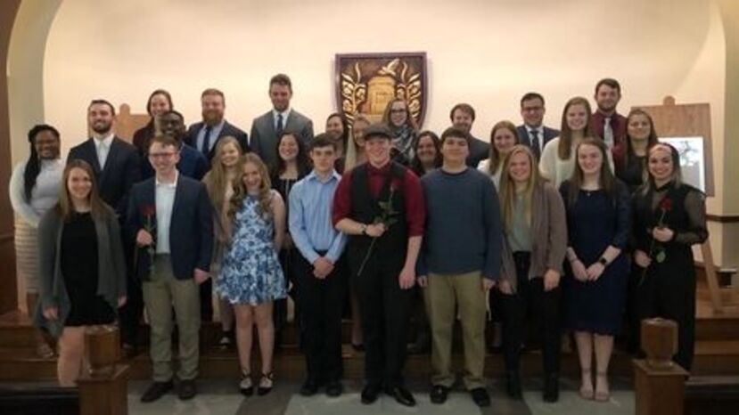 Students Honored and Inducted at TriBeta Ceremony