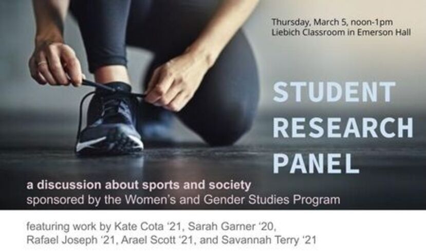 Student Panel Highlights Research on Sports and Society