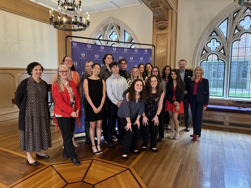 13 Students and a Professor  Inducted into Sigma Beta Delta